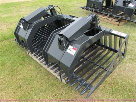 stout skid steer rock bucket grapple hd72-3|tractor rock grapple bucket.